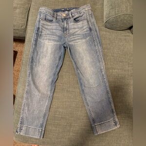 White House Black Market Slim Crop Denim  Jeans